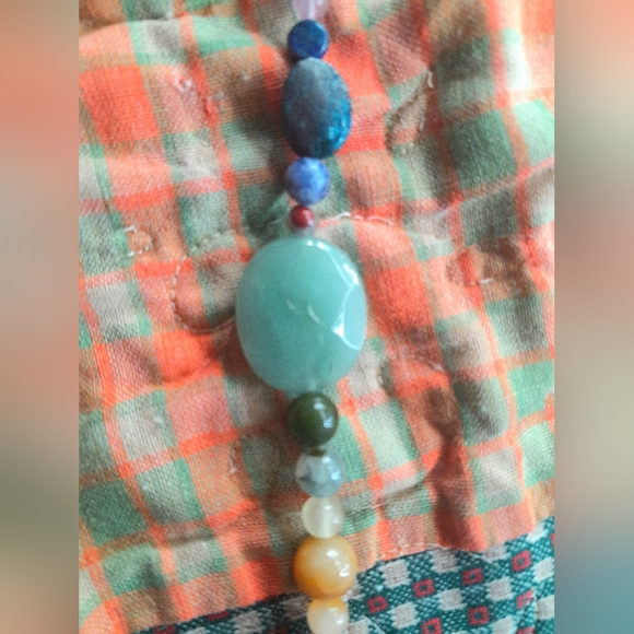 Handmade Jumbo Stone Chakra Sun Catcher - Picture 5 of 6